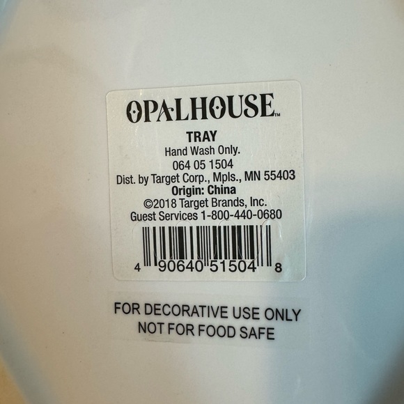 OPAL-HOUSE OCTAGON CHEETA PRINT TRAY - Picture 4 of 7